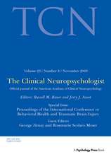 Proceedings of the International Conference on Behavioral Health and Traumatic Brain Injury: A Special Issue of The Clinical Neuropsychologist