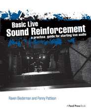 Basic Live Sound Reinforcement: A Practical Guide for Starting Live Audio