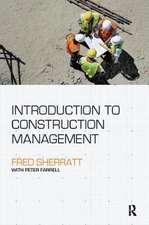 Introduction to Construction Management