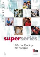 Effective Meetings for Managers