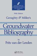 Geraghty & Miller's Groundwater Bibliography, Fifth Edition