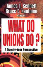 What Do Unions Do?: A Twenty-year Perspective