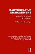 Participative Management: An Analysis of its Effect on Productivity