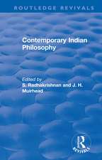 Revival: Contemporary Indian Philosophy (1936)