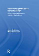 Determining Difference from Disability: What Culturally Responsive Teachers Should Know