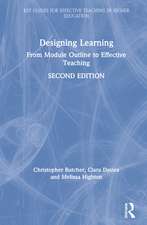 Designing Learning: From Module Outline to Effective Teaching