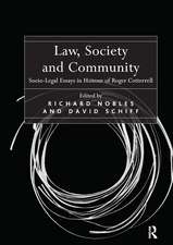 Law, Society and Community