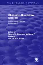 Obsessive-Compulsive Disorder: Contemporary Issues in Treatment