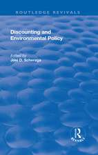 Discounting and Environmental Policy