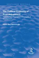 The Political Economy of Post-adjustment: Towards New Theories and Strategies of Development