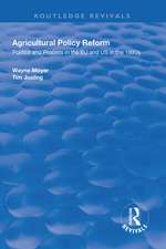 Agricultural Policy Reform: Politics and Process in the EU and US in the 1990s