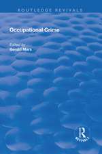 Occupational Crime