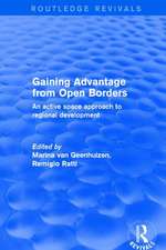 Revival: Gaining Advantage from Open Borders (2001): An Active Space Approach to Regional Development