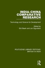 India-China Comparative Research: Technology and Science for Development