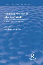 Re-aligning Actors in an Urbanized World: Governance and Institutions from a Development Perspective