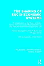 The Shaping of Socio-Economic Systems (RLE Social Theory): The application of the theory of actor-system dynamics to conflict, social power, and institutional innovation in economic life