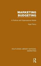 Marketing Budgeting (RLE Marketing): A Political and Organisational Model