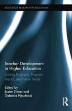 Teacher Development in Higher Education