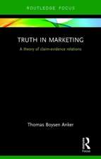 Truth in Marketing: A theory of claim-evidence relations