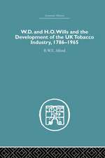 W.D. & H.O. Wills and the development of the UK tobacco Industry: 1786-1965