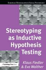 Stereotyping as Inductive Hypothesis Testing