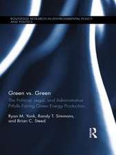 Green vs. Green: The Political, Legal, and Administrative Pitfalls Facing Green Energy Production