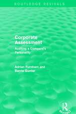 Corporate Assessment (Routledge Revivals): Auditing a Company