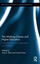 The Working Classes and Higher Education: Inequality of Access, Opportunity and Outcome