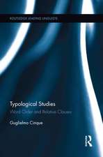 Typological Studies: Word Order and Relative Clauses