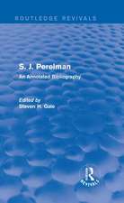 S. J. Perelman: An Annotated Bibliography