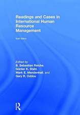 Readings and Cases in International Human Resource Management