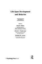 Life-Span Development and Behavior