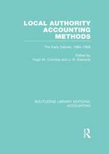 Local Authority Accounting Methods Volume 1 (RLE Accounting): The Early Debate 1884-1908