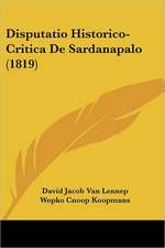 Disputatio Historico-Critica De Sardanapalo (1819)