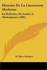 Histoire De La Litterature Moderne