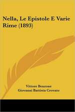 Nella, Le Epistole E Varie Rime (1893)