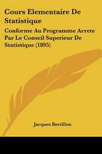 Cours Elementaire De Statistique