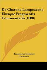 De Charone Lampsaceno Eiusque Fragmentis Commentatio (1880)