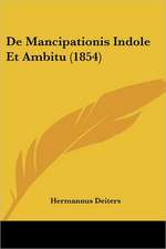 De Mancipationis Indole Et Ambitu (1854)