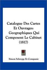 Catalogue Des Cartes Et Ouvrages