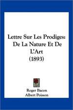 Lettre Sur Les Prodiges