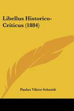 Libellus Historico-Criticus (1884)