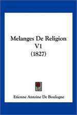 Melanges De Religion V1 (1827)