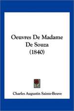 Oeuvres De Madame De Souza (1840)