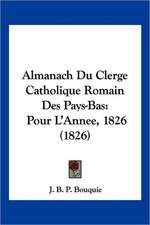 Almanach Du Clerge Catholique Romain Des Pays-Bas