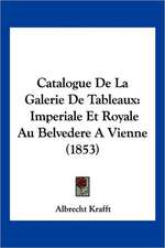 Catalogue De La Galerie De Tableaux