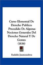 Curso Elemental De Derecho Publico