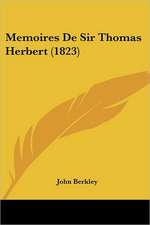 Memoires De Sir Thomas Herbert (1823)