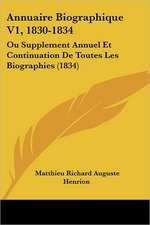 Annuaire Biographique V1, 1830-1834