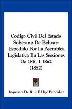 Codigo Civil Del Estado Soberano De Bolivar